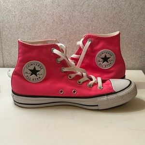 Converse All Star pink High Top Shoes